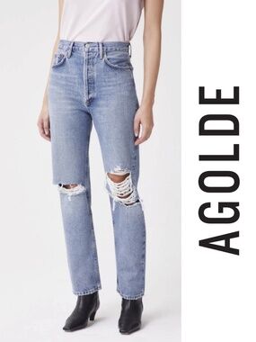 AGOLDE - 90's Pinch Waist High Rise Straight